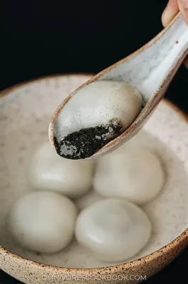  Jiaxing Shi Tangyuan: Eine Süße Reise durch die Welt der Klebereisbällchen mit Füllung aus Sesam und rotem Bohnenmus!