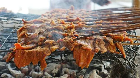  Suya: Ein würziges Grillfest der Aromen, das dein Gaumen in eine kulinarische Achterbahnfahrt entführt!